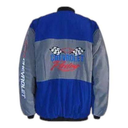 Chevrolet Racing Jacket Blue & Grey