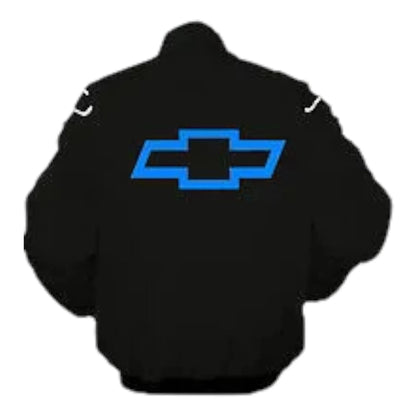 Chevy Chevrolet Racing Jacket Black - F1 Vintage Racewear