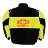 Chevy Chevrolet Jacket Black & Yellow - Vintage F1 Racewear