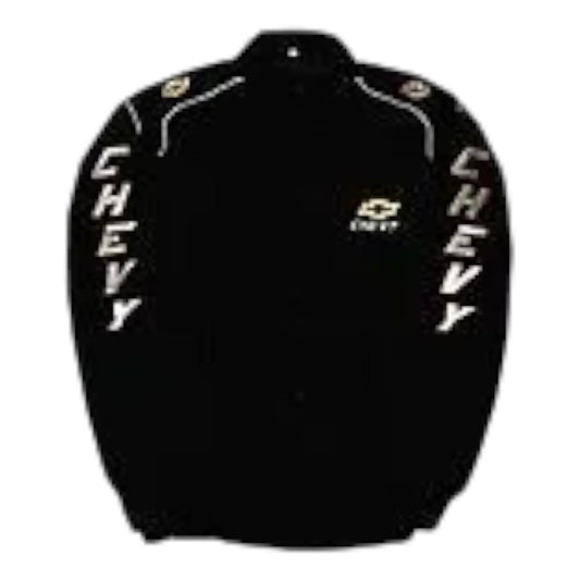 Chevy Chevrolet Jacket Black - F1 Vintage Racewear