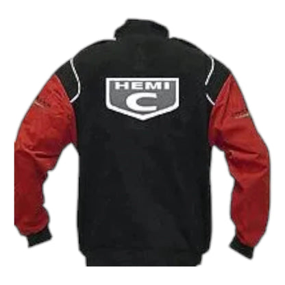 Chrysler Hemi C Logo Racing Jacket Black and Red