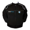 BMW Power Racing Jacket Black with White Piping - Vintage F1 Racewear