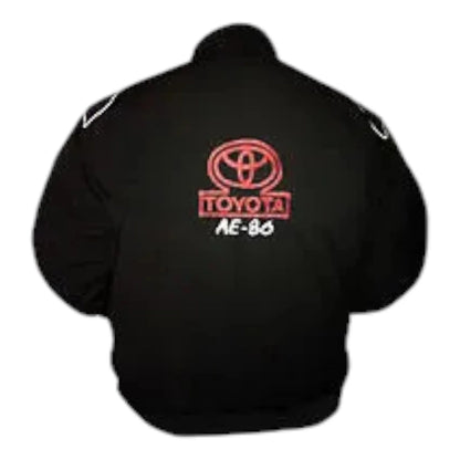Toyota AE-86 Racing Jacket Black - F1 Vintage Racewear