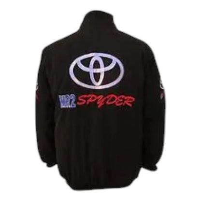 Toyota MR2 Spyder Racing Jacket Black - F1 Vintage Racewear