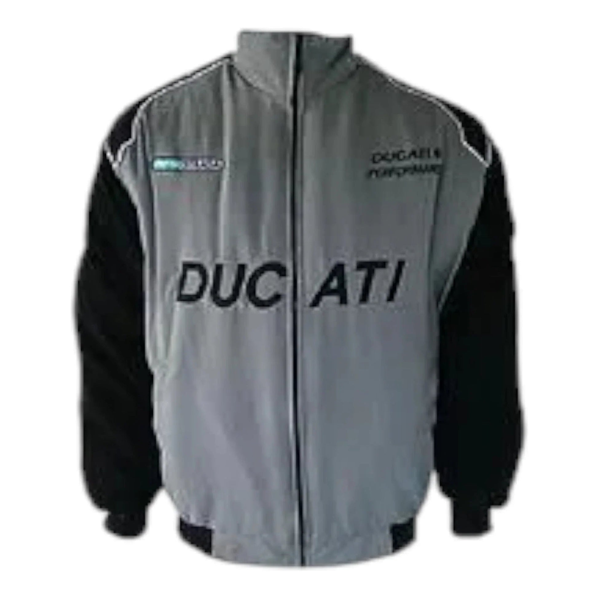 Ducati Corse Jacket Black & Light Gray - F1 Vintage Racewear