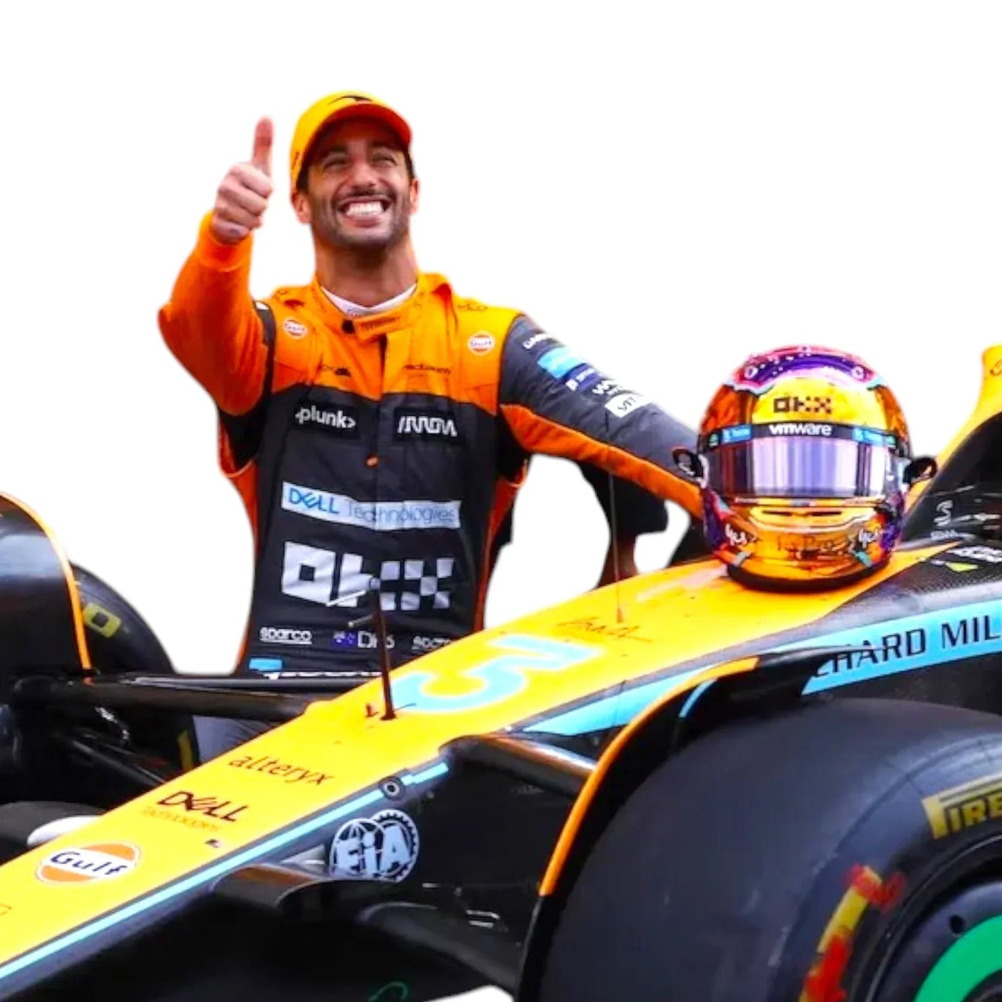 Daniel Ricciardo 2022 McLaren Race Suit - São Paulo GP