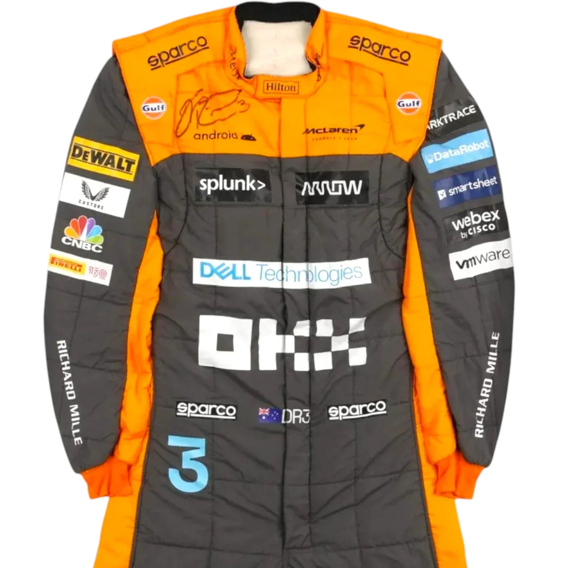 Daniel Ricciardo 2022 McLaren Race Suit - São Paulo GP