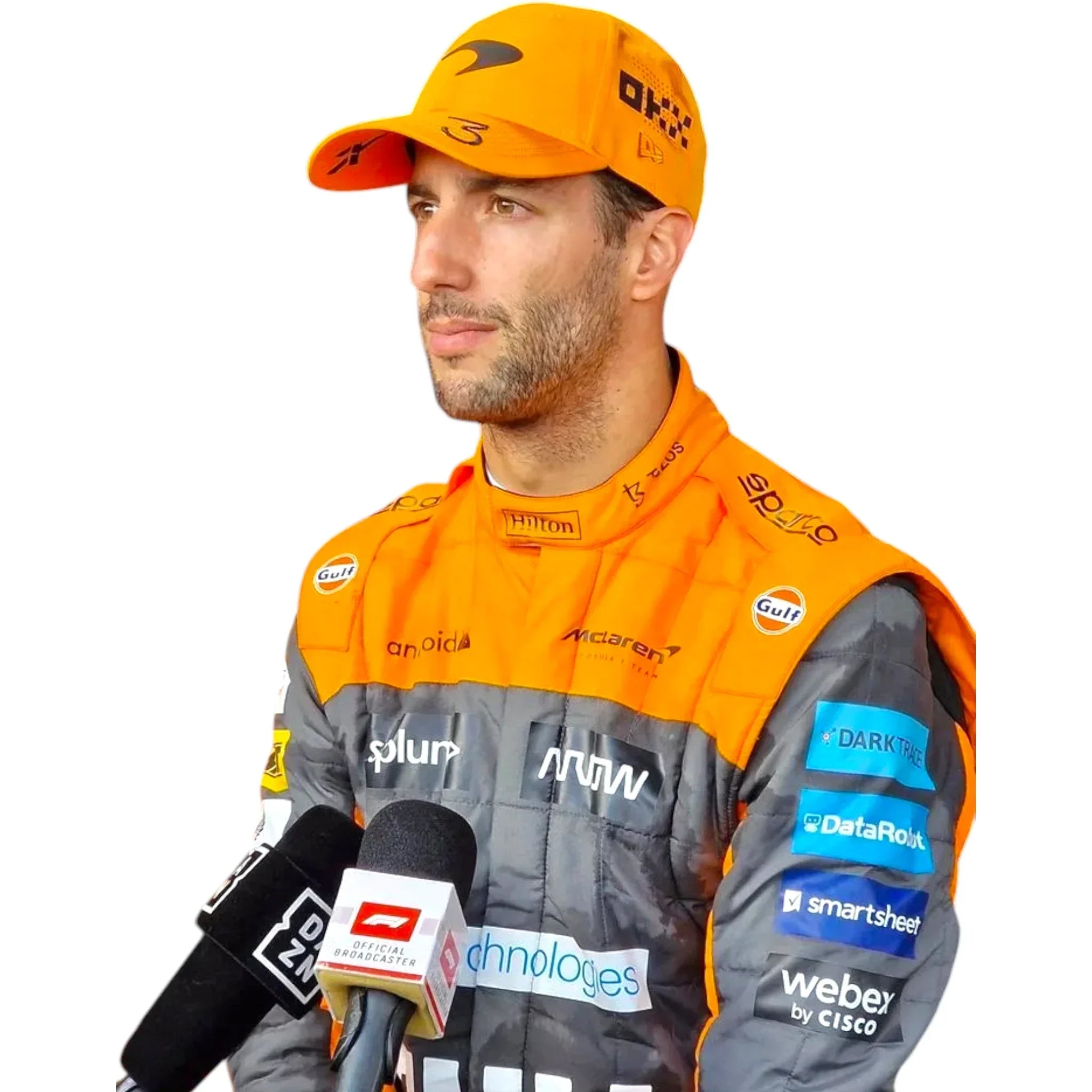 Daniel Ricciardo 2022 McLaren Race Suit - São Paulo GP