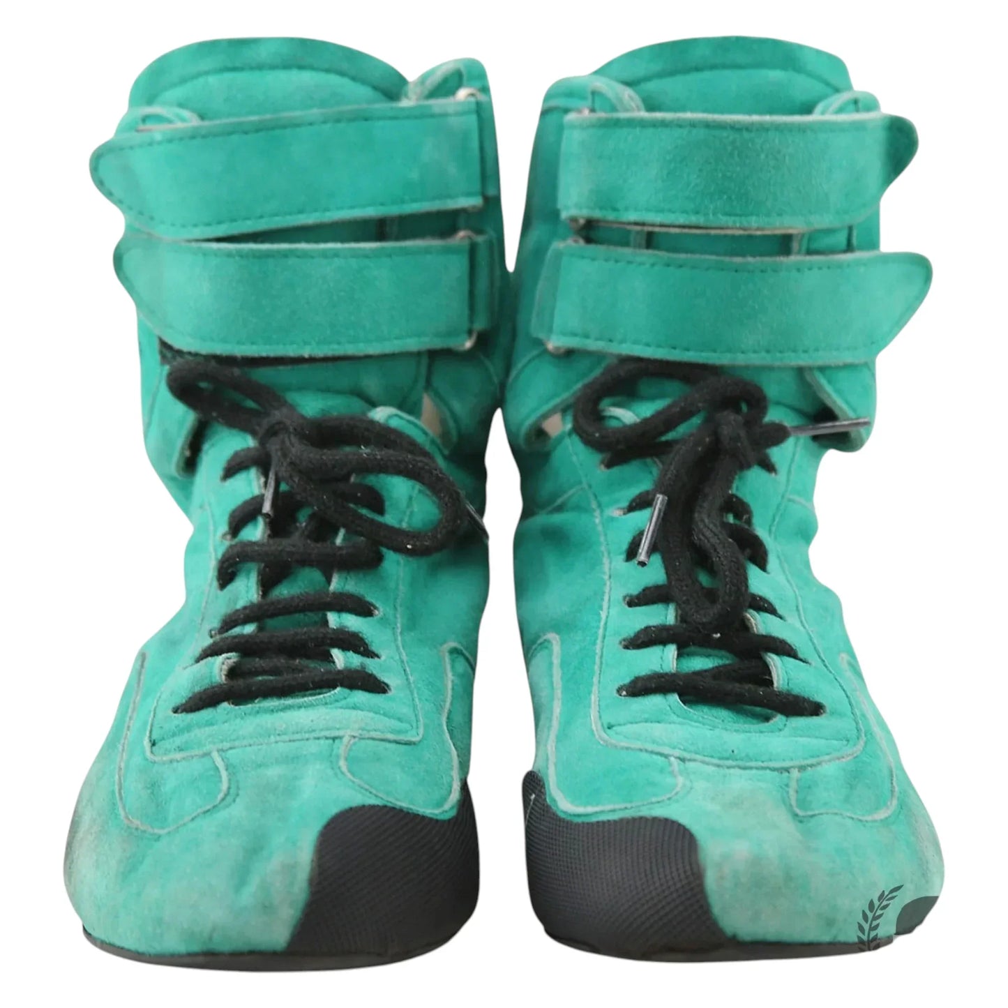 Dario Franchitti Signed Race Boots - 2001 Kool Green IndyCar