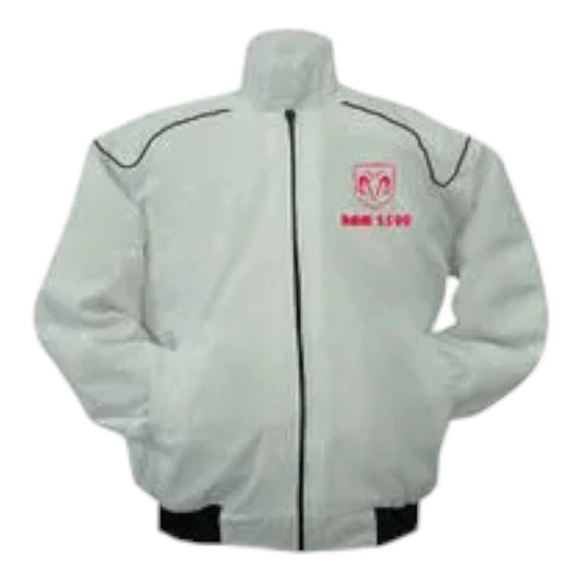 Dodge Ram 2500 Racing Jacket White - F1 Vintage Racewear