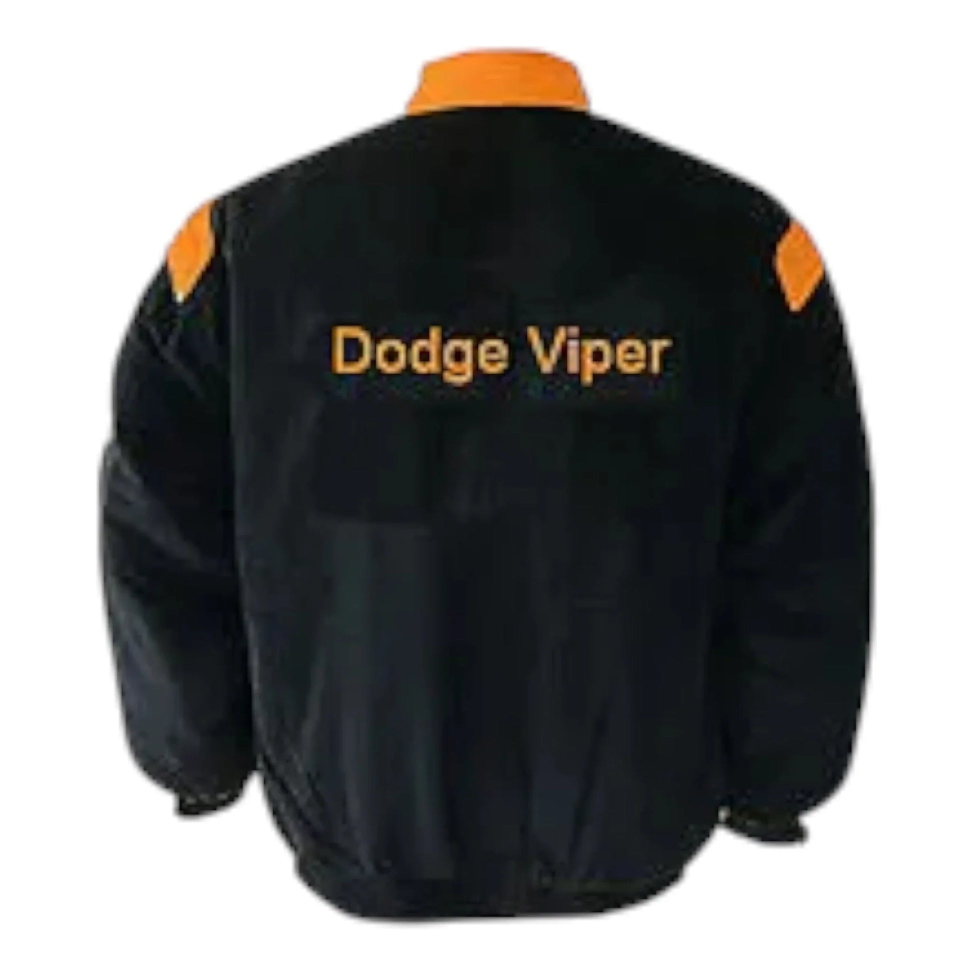 Dodge Viper Racing Jacket Black and Orange - F1 Vintage Racewear