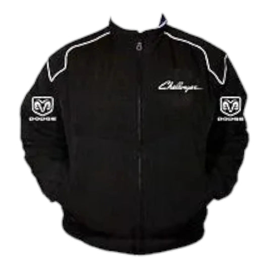 Dodge Challenger Racing Jacket Black