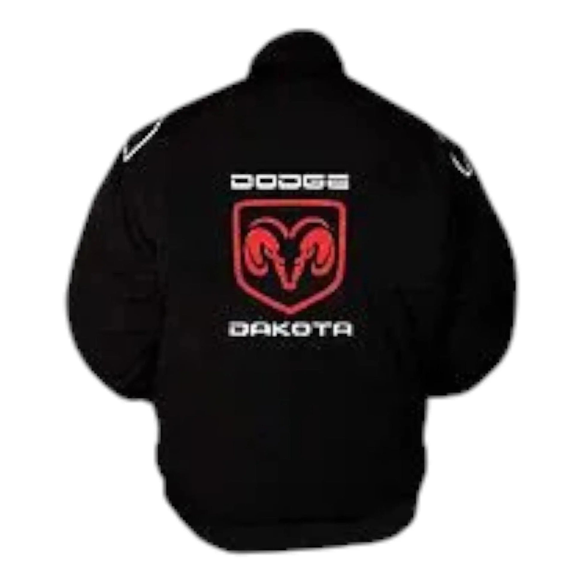 Dodge Dakota Racing Jacket Black with White piping