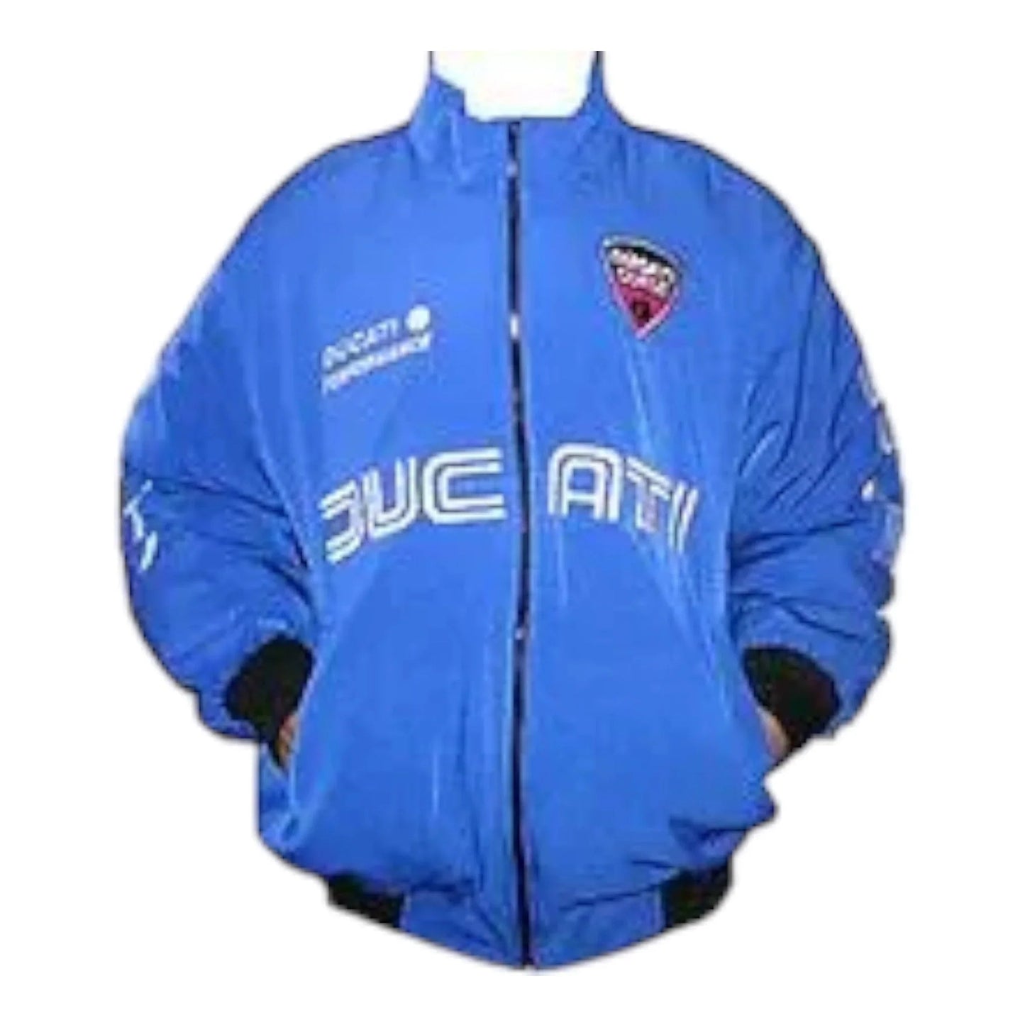 Ducati Corse Motor Cycle Jacket Royal Blue