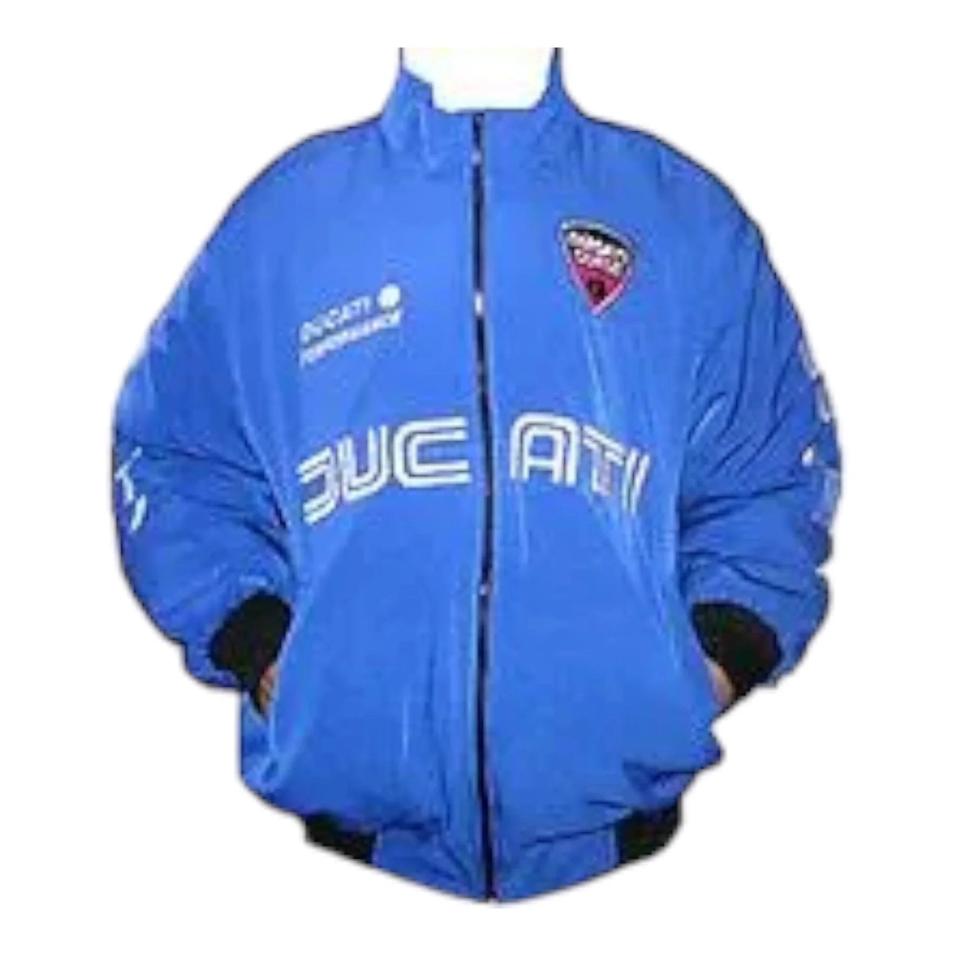 Ducati Corse Motor Cycle Jacket Royal Blue