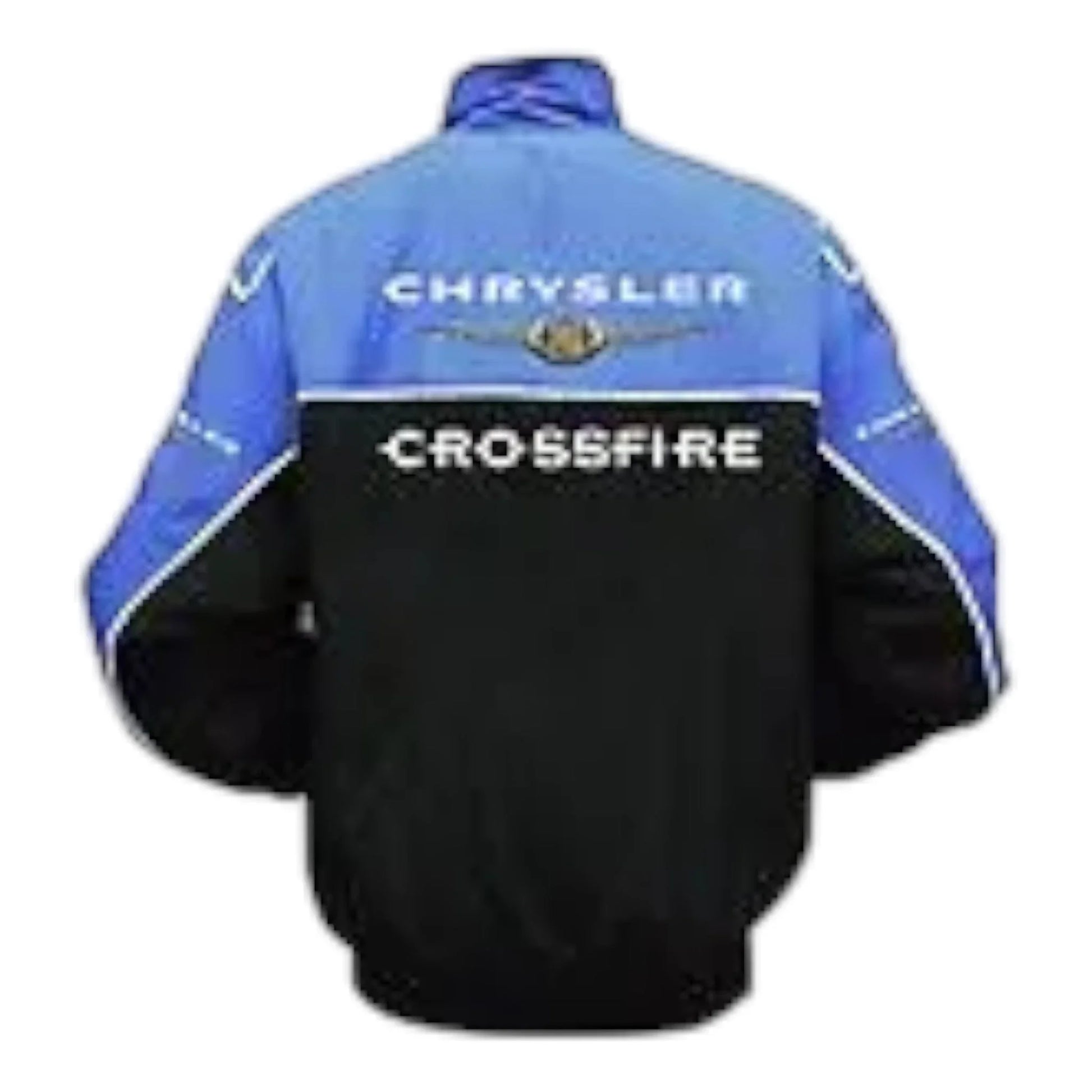 Chrysler Crossfire Racing Jacket Black and Royal Blue - F1 Vintage Racewear