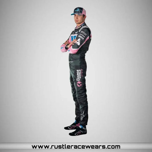 Esteban Ocon 2023 BWT Alpine F1 Team Race Suit - Las Vegas GP