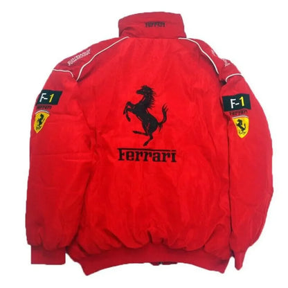 F1 Vintage Ferrari Jacket Red & Black