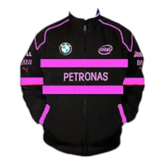 BMW Petronas Racing Jacket Black and Pink - F1 Vintage Racewear