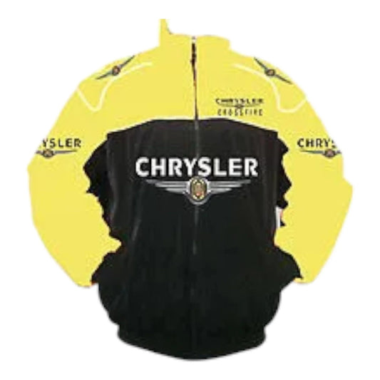 Chrysler Crossfire Racing Jacket Yellow and Black - F1 Vintage Racewear