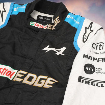 FERNANDO ALONSO 2021 ALPINE F1 RACE SUIT