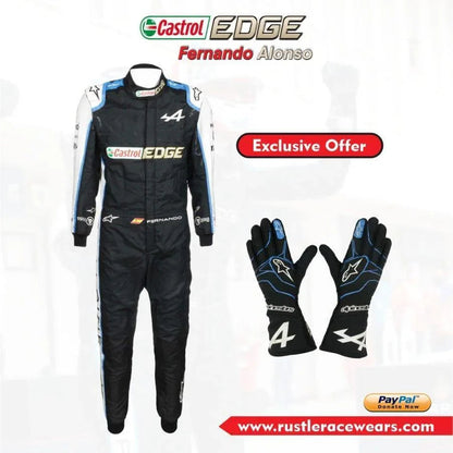 FERNANDO ALONSO 2021 ALPINE F1 RACE SUIT
