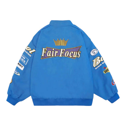 Fair Focus Embroidered Racing Jacket