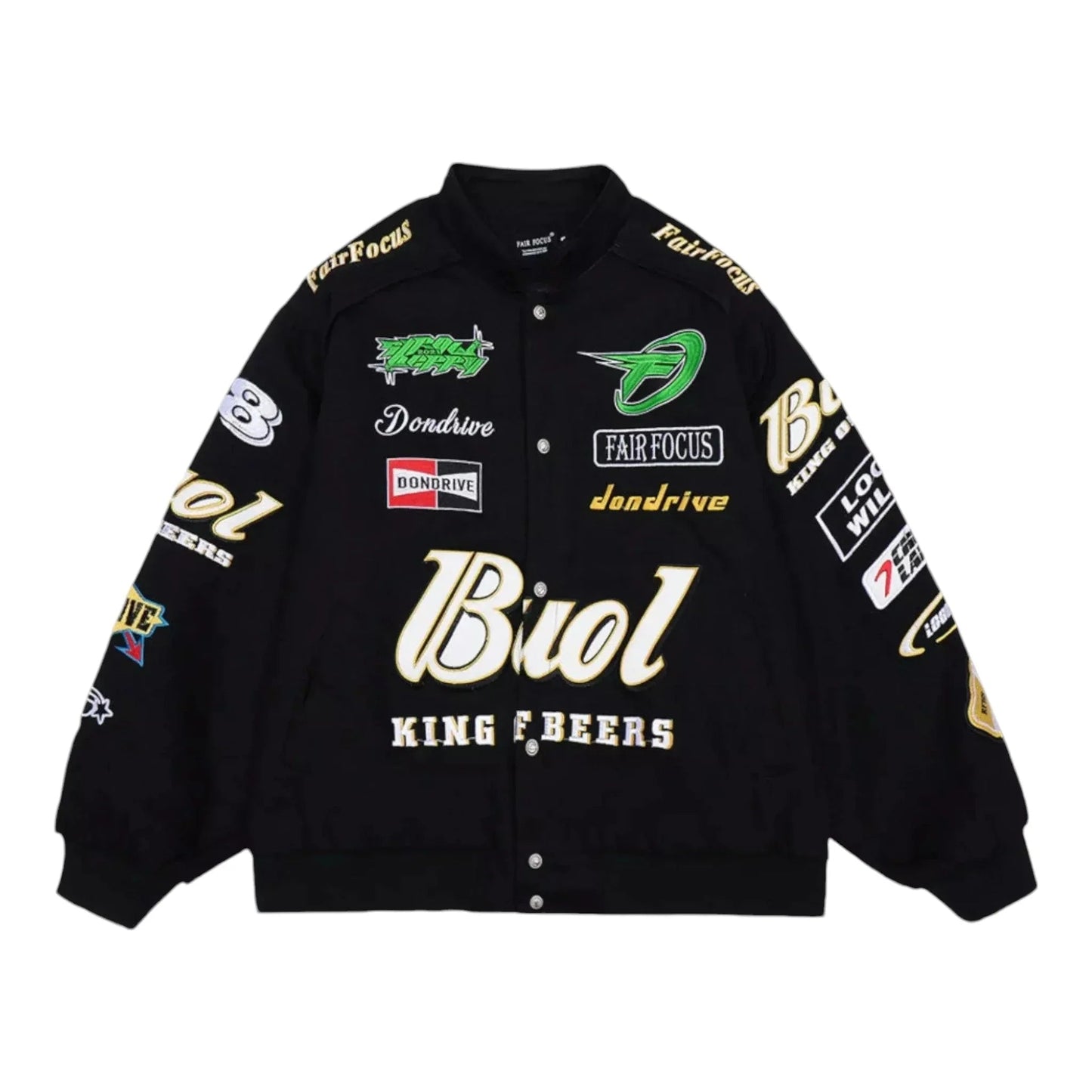 Fair Focus Embroidered Racing Jacket