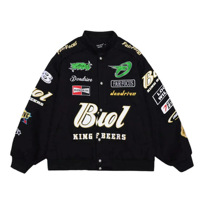 Fair Focus Embroidered Racing Jacket