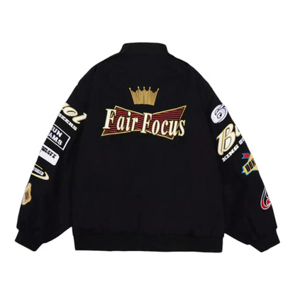Fair Focus Embroidered Racing Jacket