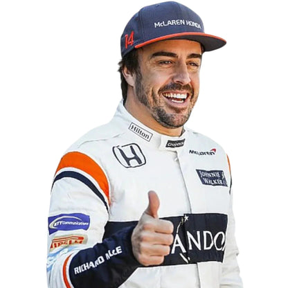 Fernando Alonso 2017 McLaren Formula One Race Suit Replica