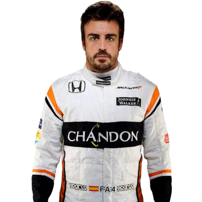 Fernando Alonso 2017 McLaren Formula One Race Suit Replica