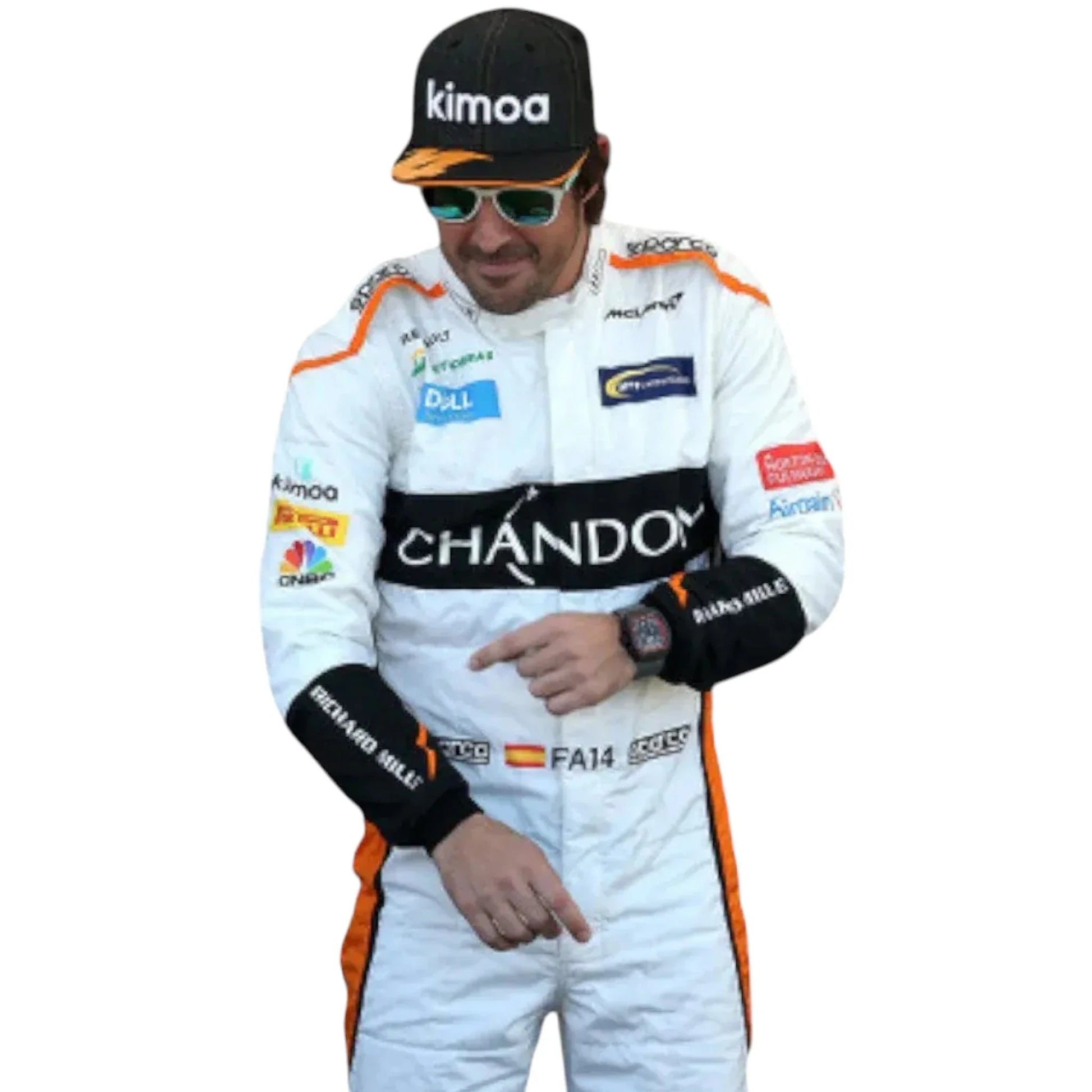 Fernando Alonso 2018 McLaren Formula 1 Race Suit Replica