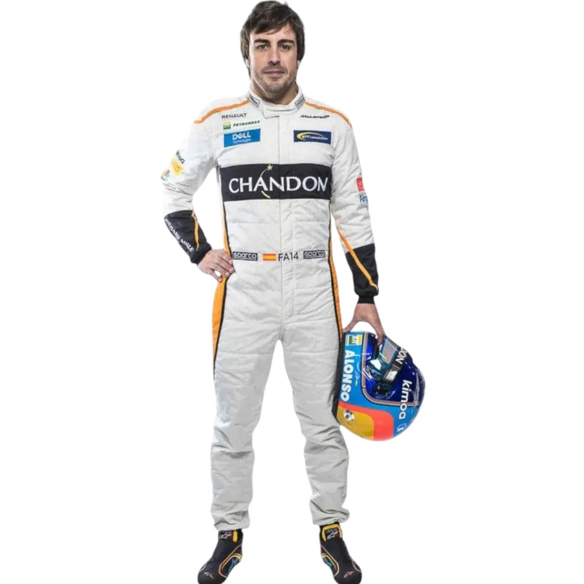 Fernando Alonso 2018 McLaren Formula 1 Race Suit Replica