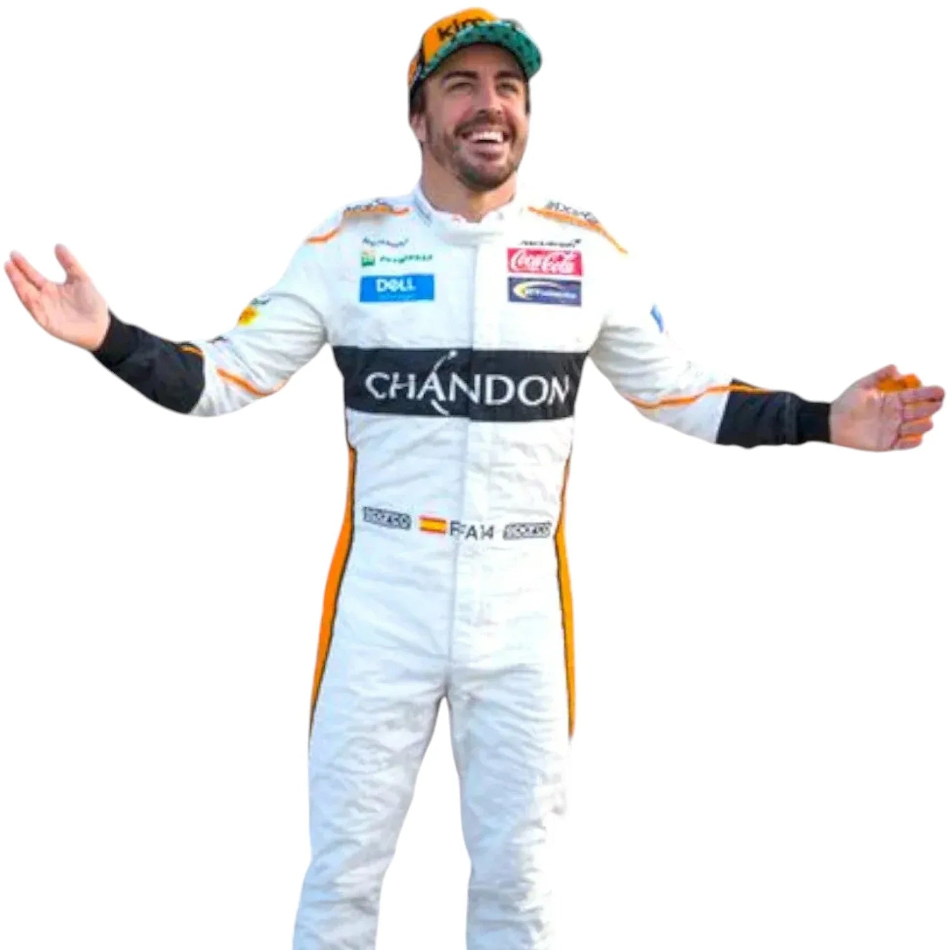 Fernando Alonso 2018 McLaren Formula 1 Race Suit Replica
