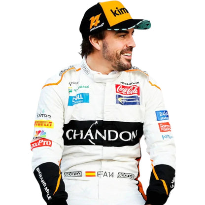 Fernando Alonso 2018 McLaren Formula 1 Race Suit Replica