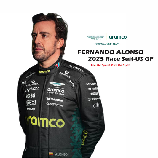Fernando Alonso 2025 Aston Martin F1 Race Suit – US GP