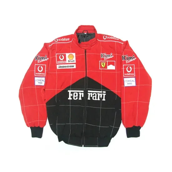 Ferrari Kimi Jacket Black - F1 Vintage Racewear