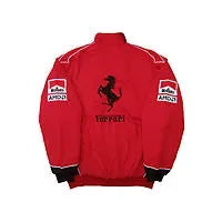 Ferrari Team Jacket Red - F1 Vintage Racewear