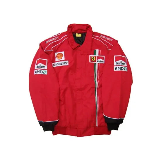 Ferrari Team Jacket Red - F1 Vintage Racewear