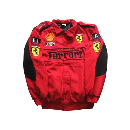 Ferrari F1 Jacket Red with Black Trim