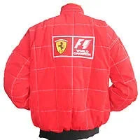 Ferrari F1 Quilted Racing Jacket - F1 Vintage Racewear