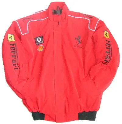 Ferrari Racing Jacket Red - F1 Vintage Racewear