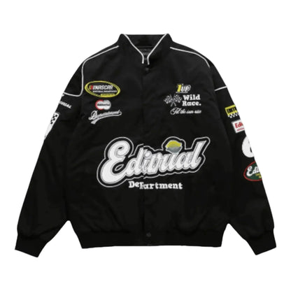 Formula One Racing Embroidered Jacket - F1 Vintage Racewear