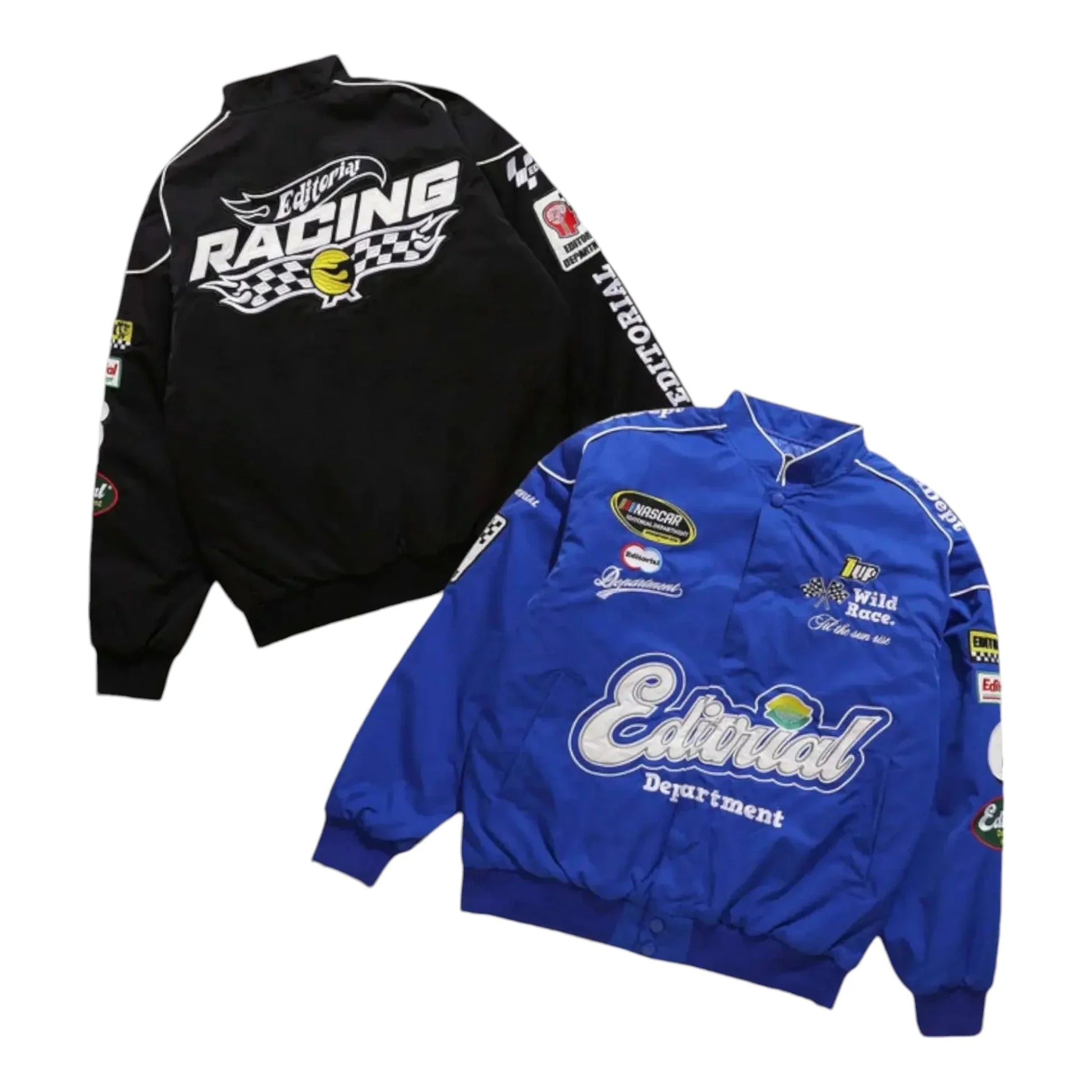 Formula One Racing Embroidered Jacket - F1 Vintage Racewear