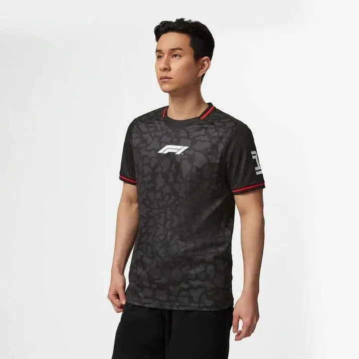 Formula 1 Tech Collection F1 Camo Sports T-Shirt- Black