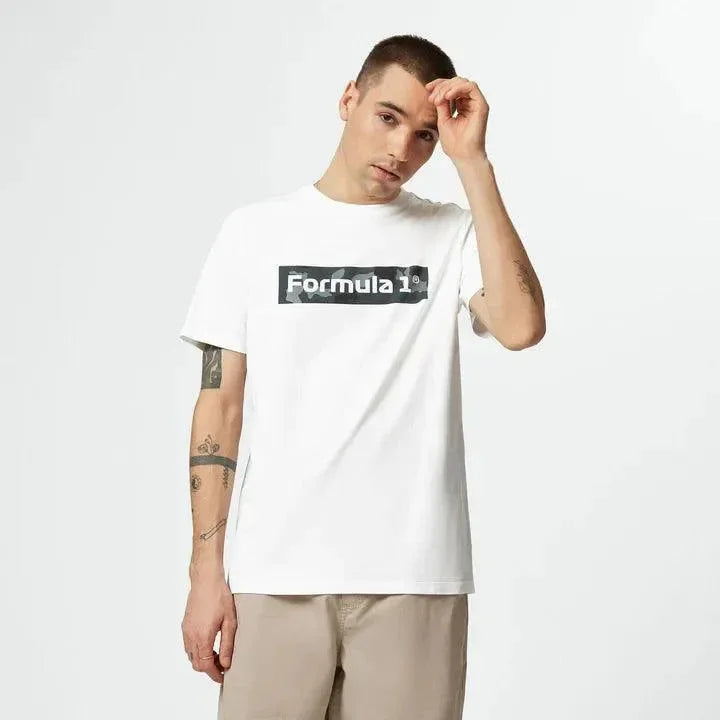 Formula 1 Tech Collection F1 Camo T-Shirt- White