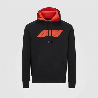 Formula 1 Tech Collection F1 Men's Large Logo Hooded Sweatshirt Black/Gray/Red