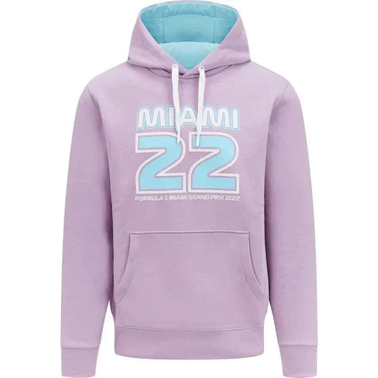 Formula 1 Tech Collection F1 Miami GP Unisex Hoodie - Lilac/Baby Blue