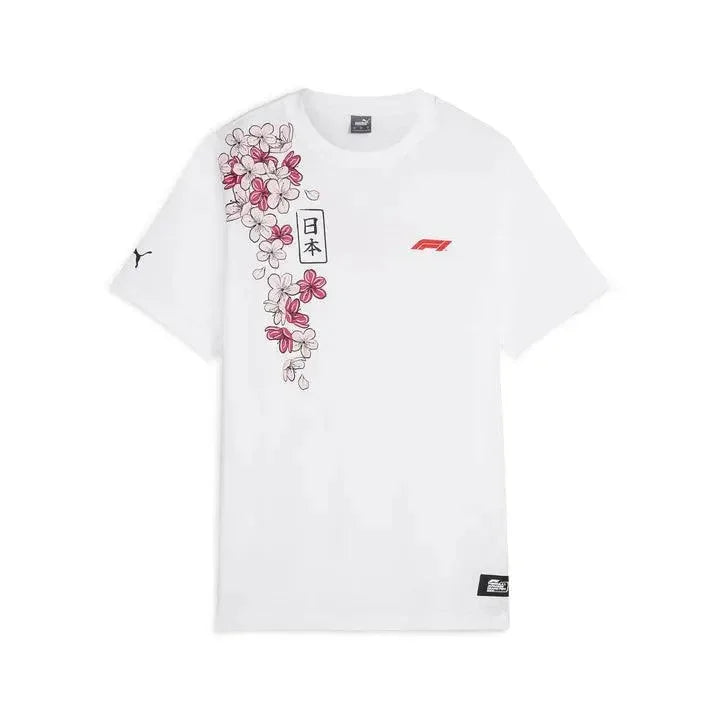 Formula 1 Tech Limited Edition Suzuka Japan GP Puma T-Shirt - White/Black